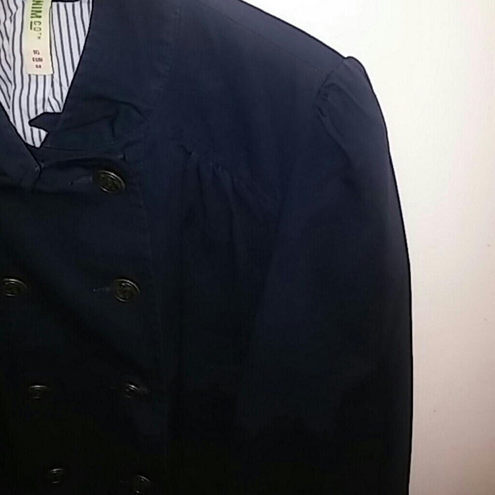 Denim Button-Down Blue Jacket With Lining - image 3